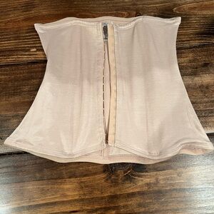 Miraclesuit corset, size small, nude, EUC, eyelet closure, waistline, slimming